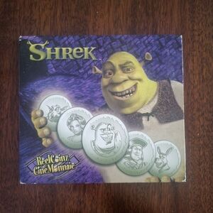 2001 Shrek Coin Collectible Set.